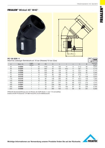 FRIALEN® Winkel 45° W45°