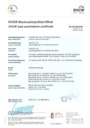 DVGW FRIALEN Formteile d75 - d225 - Friatec AG