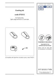 Cooling kit code 075312