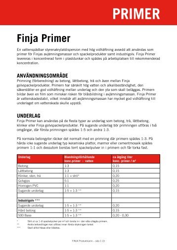 PRIMER - Finja