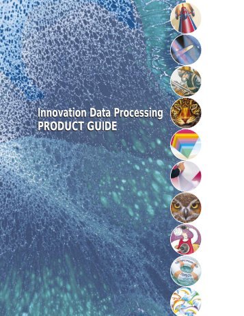 Innovation Data Processing PRODUCT GUIDE Innovation Data ...
