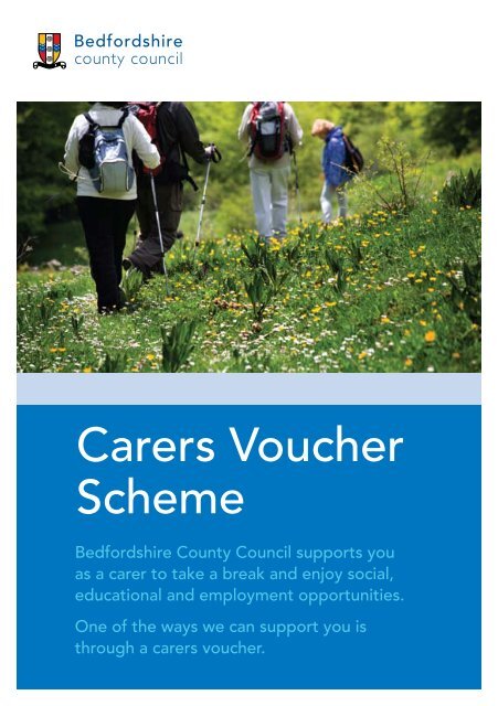 Carers Voucher Scheme - Bedfordshire County Council