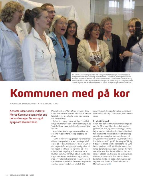 SocialrÃ¥dgiveren nr. 19-2007 - Dansk SocialrÃ¥dgiverforening