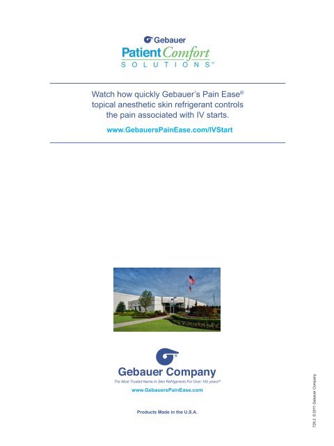 IV Start Folder - Gebauer Company