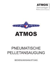 Bedienhandbuch Pelletansaugung - ATMOS Zentrallager