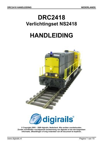 DRC2418 HANDLEIDING - Digirails