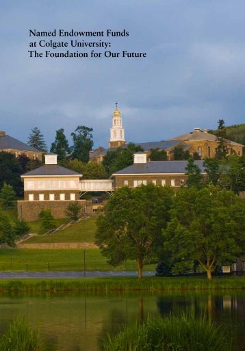 Named Endowment Funds at Colgate University: The ... - Alumni