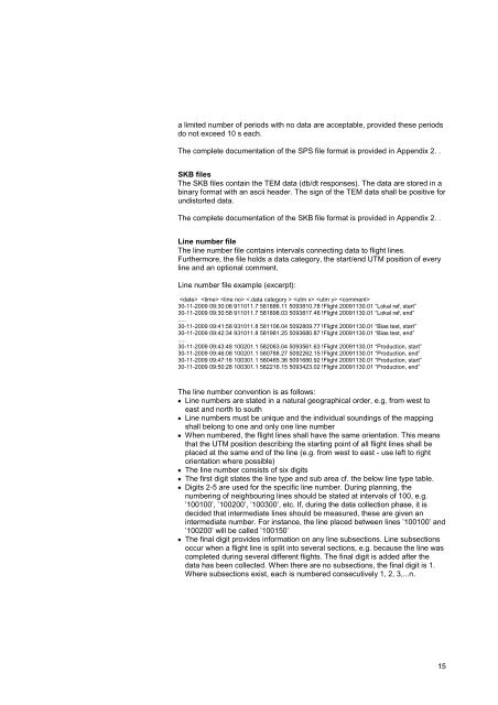 guideline and standards for skytem measurements, processing and ...