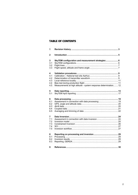 guideline and standards for skytem measurements, processing and ...