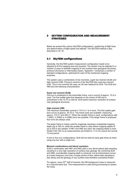 guideline and standards for skytem measurements, processing and ...