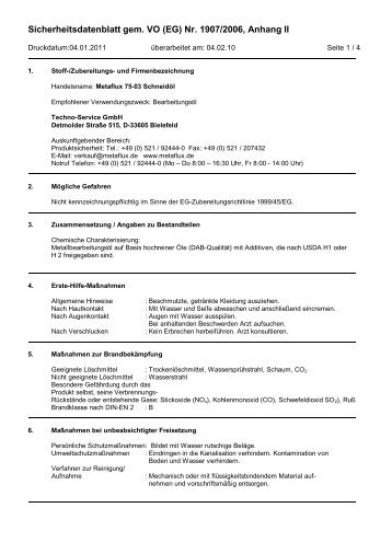 Metaflux 75-03 SDB