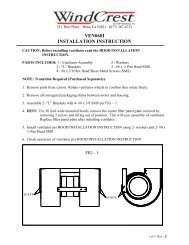 Installation Instructions