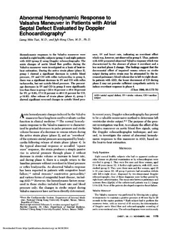 Abnormal Hemodynamic Response to Valsalva Maneuver in ...