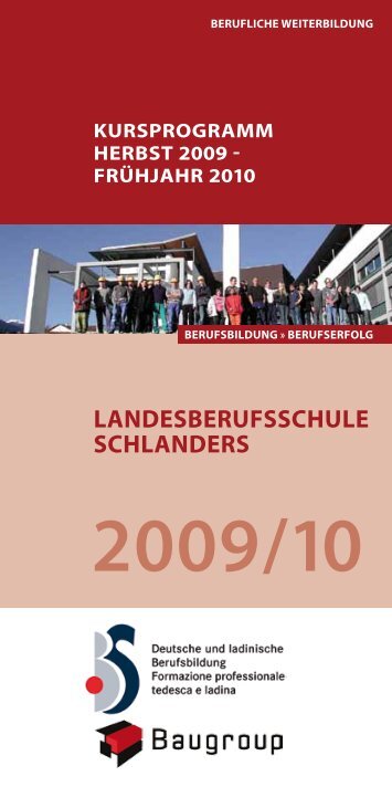 2009/10 - Landesberufsschule Schlanders