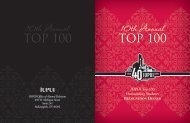 TOP 100 TOP 100 - IUPUI Alumni Relations