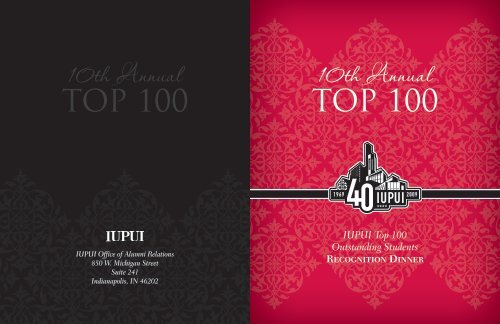 TOP 100 TOP 100 - IUPUI Alumni Relations