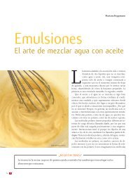 Emulsiones - Ciencia Hoy