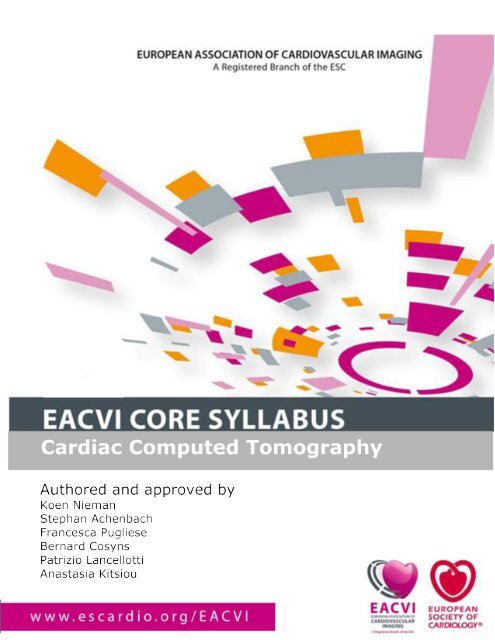 Cardiac CT Core Syllabus 2014