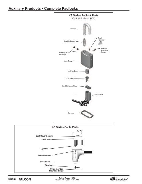 Falcon July 18, 2011A Pricebook.pdf - Access Hardware Supply