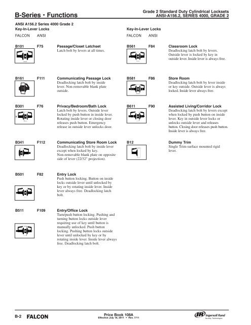 Falcon July 18, 2011A Pricebook.pdf - Access Hardware Supply