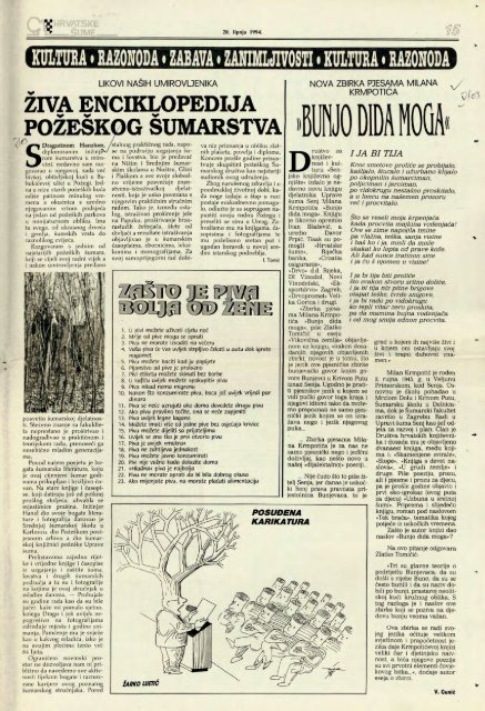 HRVATSKE ŠUME 36 (20.6.1994.)