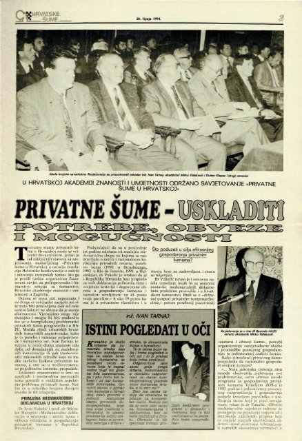 HRVATSKE ŠUME 36 (20.6.1994.)