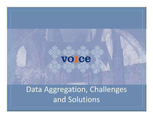Data Aggregation, Challenges and Solutions - Financial Services ...