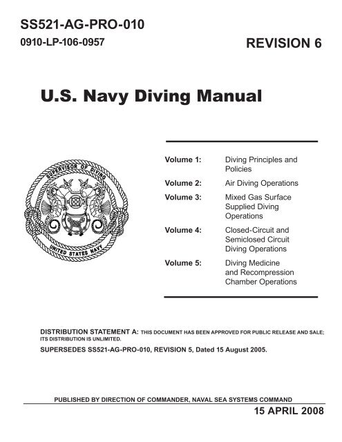 US Navy Diving Manual pdf - (DIR) Diving