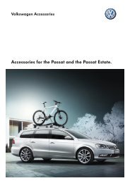 Accessories for the Passat and the Passat Estate. - Volkswagen