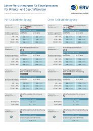 Jahresversicherungen - Mare Baltikum Reisen