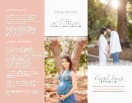 Maternity session prices and info
