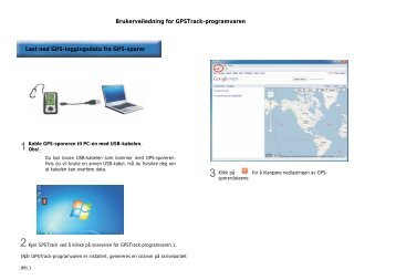 Instruksjoner til bruk av GPS Locator - Historie