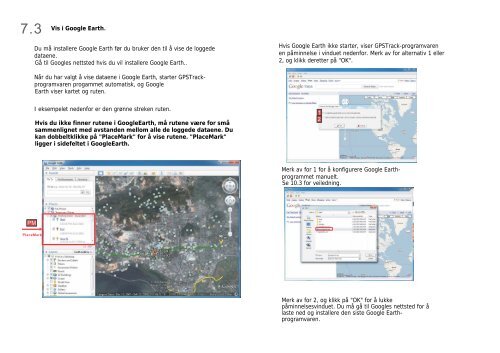 Instruksjoner til bruk av GPS Locator - Historie