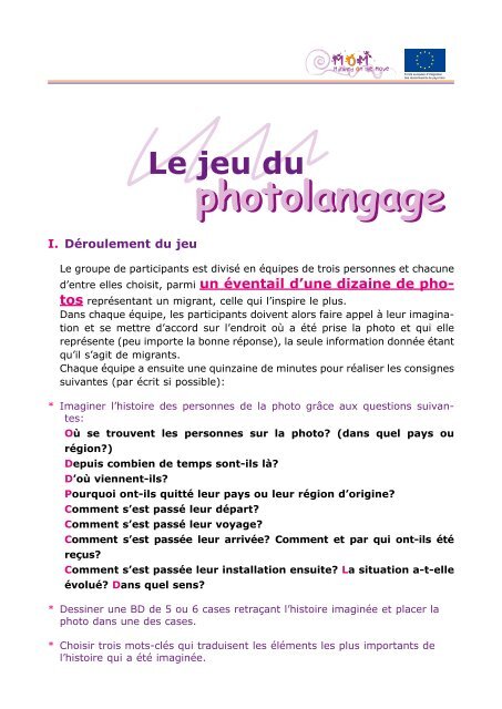 photolangage Le jeu du photolangage - Ikl