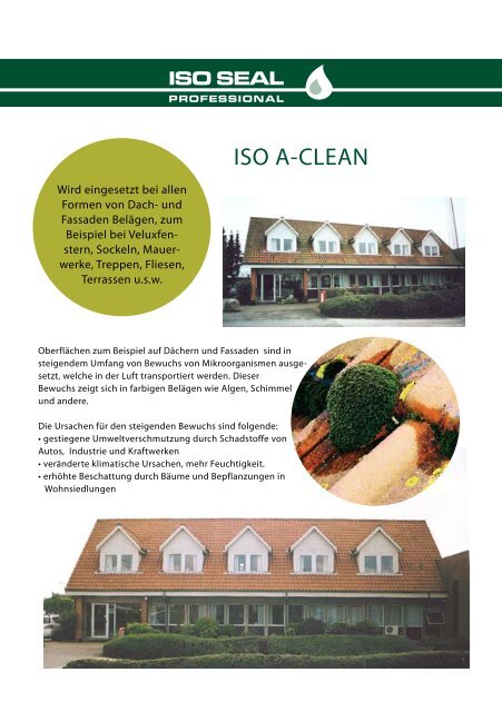 ISO A-CLEAN - Iso-Paint Dachbeschichtung