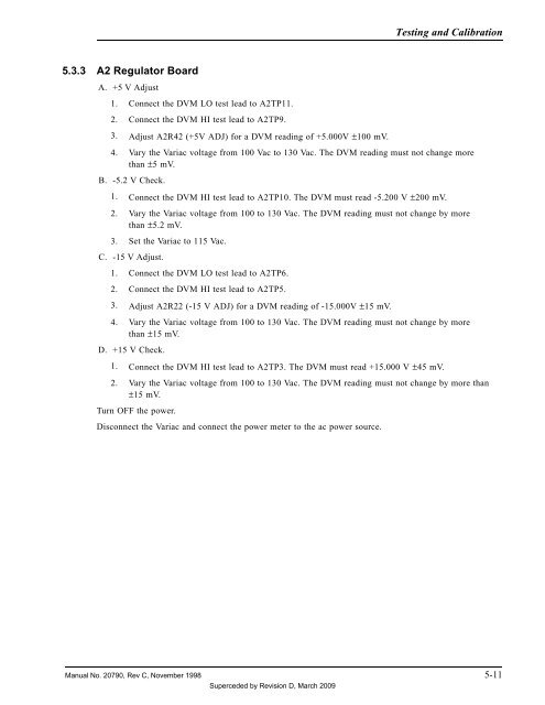 Manual - 8500A Series Peak Power Meter - Giga-tronics