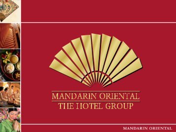 Mandarin Oriental International Limited - Mandarin Oriental Hotel ...