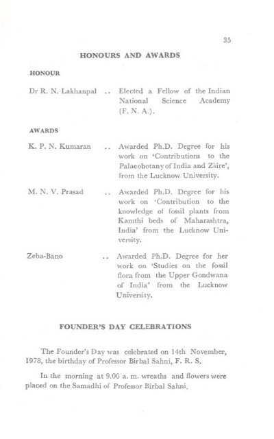 AR 1978-79.pdf - Birbal Sahni Institute of Palaeobotany