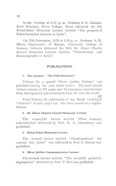 AR 1978-79.pdf - Birbal Sahni Institute of Palaeobotany