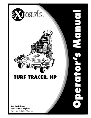 TURF TRACER HP - Exmark