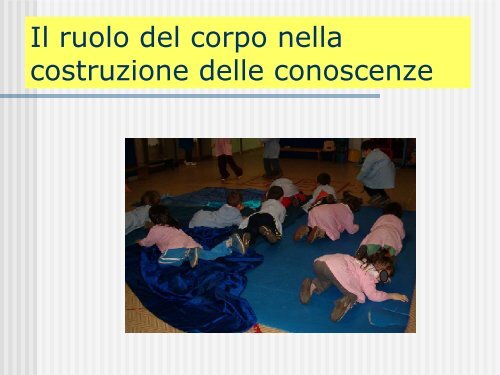 Il ruolo del corpo nella costruzione delle conoscenze - barbescuola