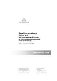 Jahresbericht 2011 - Hans-Wendt-Stiftung Bremen