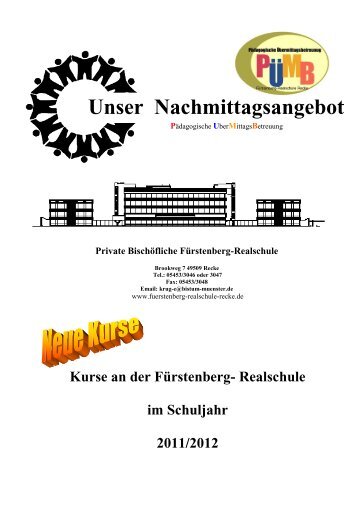 Unser Nachmittagsangebot - Fürstenberg-Realschule-Recke