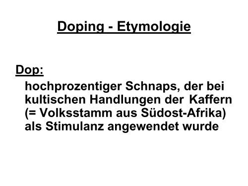 Doping-Prävalenz valenz im Sportstudio - Hamburger Sportbund e.V.