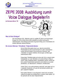 Was ist Voice Dialogue? Die inneren Stimmen / Teilselbste ...