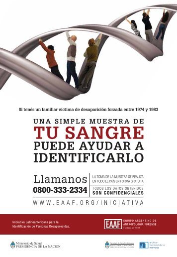 Iniciativa Latinoamericana para la Identificación de ... - EAAF