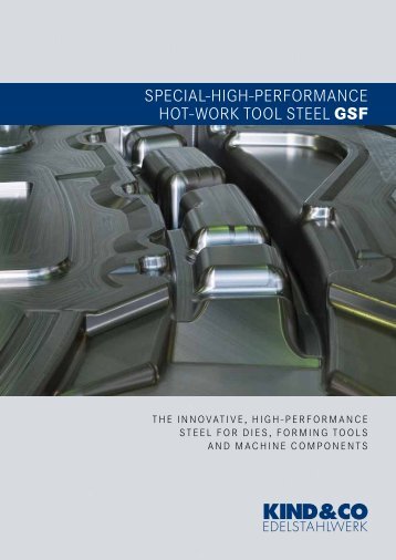 SpeCial-high-performanCe hot-work tool Steel GSF - Kind & Co ...
