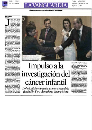 La Vanguardia (9 junio 2009) - Fero