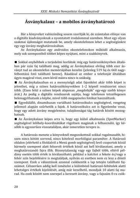 mf2013.pdf (3,46 MB) - Herman OttÃ³ MÃºzeum ÃsvÃ¡nytÃ¡ra