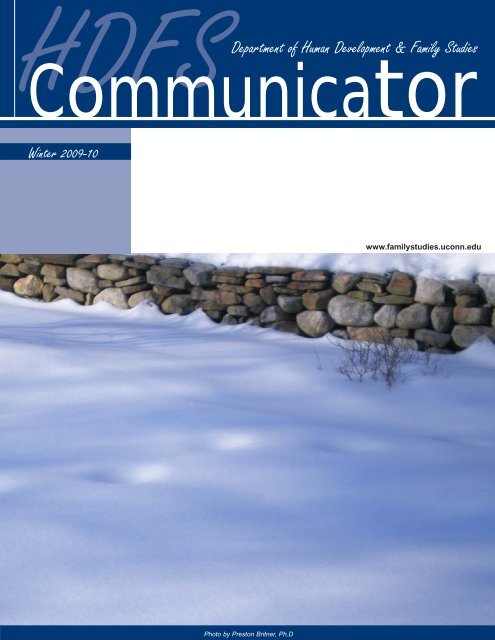 HDFS Communicator, Winter 2009/10 - Human Development and ...